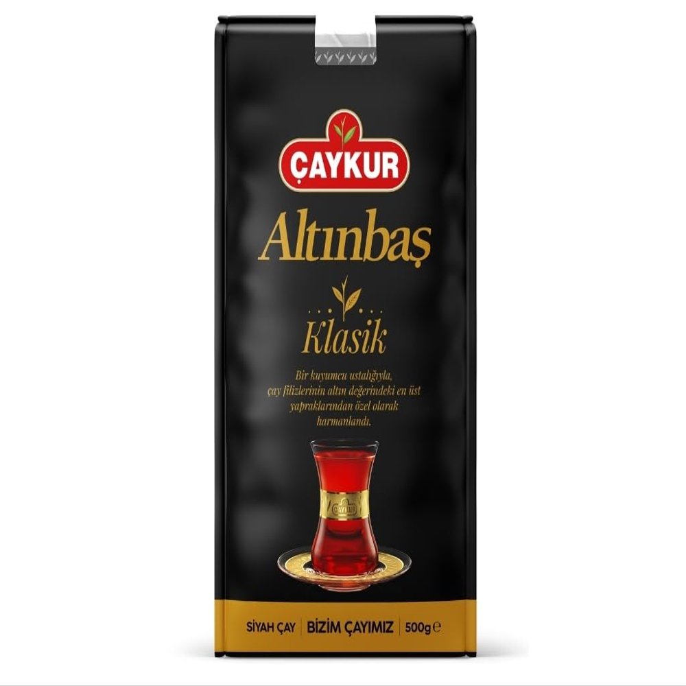 AYKUR Altnba Golden Tips, Premium Gourmet Black Tea, Loose Leaf, Strong Tea Buds, Rich Aroma 500g / 17.6 Oz