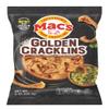 Macs Golden Cracklin - Crunchy Low Carb Snack, Cracklin / Crackling Curls (8oz, 8-Pack) view 1