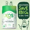 KOS Organic Super Greens Powder Erythritol Free - Plant Based Superfood Blend with Spirulina, Chlorella & Wheatgrass - USDA Certified Organic, Green Juice Smoothie - Apple Flavor - 28 Servings view 4