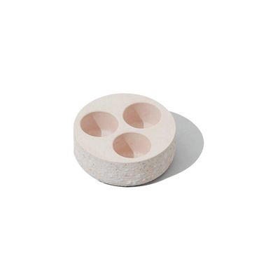 Oil B408 Diatomaceous Earth Contact Lens Case, Tray, Pink, Made in Japan