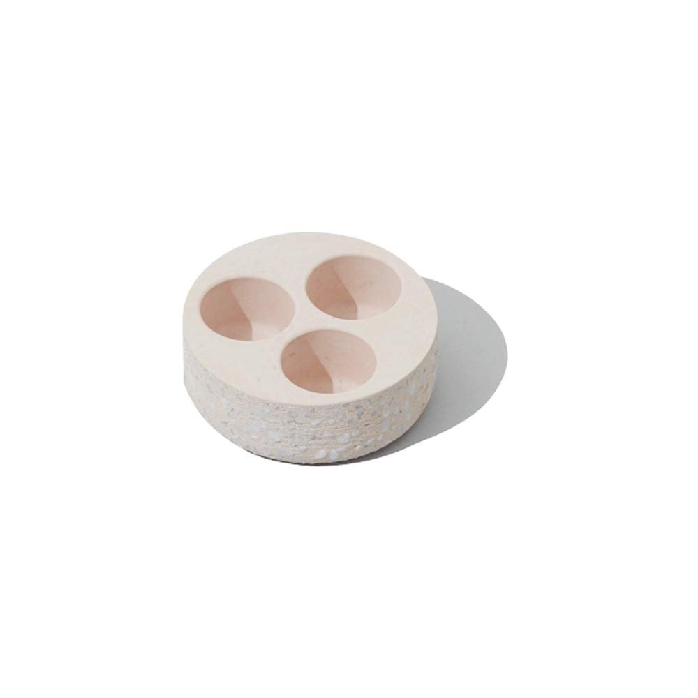 Oil B408 Diatomaceous Earth Contact Lens Case, Tray, Pink, Made in Japan