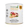 Ready Harvest Freeze Dried Food - Peaches | Gluten-Free Snacks | Emergency Fruit | #10 Can | 25-Year Shelf Life | Cans Filled to the Top view 1