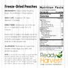 Ready Harvest Freeze Dried Food - Peaches | Gluten-Free Snacks | Emergency Fruit | #10 Can | 25-Year Shelf Life | Cans Filled to the Top view 2