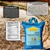 Asian Kitchen Crystal Sona Masoori Aged Rice 20-Pound Bag, 20lbs (9.08kg) Short Grain Rice ~ All Natural | Gluten Friendly | Vegan | Indian Origin | Export Quality view 2