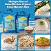 Asian Kitchen Crystal Sona Masoori Aged Rice 20-Pound Bag, 20lbs (9.08kg) Short Grain Rice ~ All Natural | Gluten Friendly | Vegan | Indian Origin | Export Quality view 3
