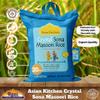 Asian Kitchen Crystal Sona Masoori Aged Rice 20-Pound Bag, 20lbs (9.08kg) Short Grain Rice ~ All Natural | Gluten Friendly | Vegan | Indian Origin | Export Quality view 4