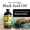 Pure Black Seed Oil - 100% Pure Nigella Sativa - Cold Pressed - Vegan - Non GMO - 16 oz - in Glass Bottle - Herbal by Nature view 2
