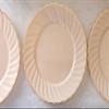 " OCCASIONS " 200pcs set (25 Guests)-Vintage Wedding Party Disposable Plastic Plates -25 x 10.25'' + 25 x 7.5'' +Silverware +Gold rim Cups +Napkins (Blossom Blush & Gold) view 3