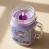 Blueberry High Pie Candle  Odor Eliminating, Strong Scent  Blueberry Pie with Baked Pastry  Long Lasting 90 Hour Burn  Large 12oz Mason Jar  Made in USA  Beamer Candle Co. view 3