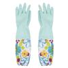 Long Arm Rubber Gloves Household Waterproof Washing up Latex Warm Lining Glove for Pond Gutter Drain view 1