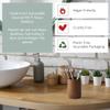 Wild & Stone Organic Baby Bamboo Toothbrushes | 4 Pack | Soft Bristles | 100% Compostable Handle | BPA Free | Vegan Baby Toothbrushes (Multicolour) view 4