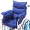 Trendcode Wheelchair CushionsPressure Pain Relief Accessories with Armrest Covers. Supports Coccyx & Back, Non-Slip. Fits 18" Wheelchair with Full Arms, Blue. view 1