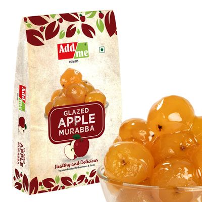 Add me Apple Murabba Seed Less 750g, Fresh and Delicious, Vacuum Packed Without Syrup