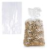 APQ Supply Clear Gusseted Poly Bags, 8 x 4 x 20 Inches. Pack of 1000 Side Gusseted Plastic Bags with Open Top. Crystal Clear Baggies for Treats. Tear-Resistant 2 Mil Polyethylene Flat Bottom Bag view 1