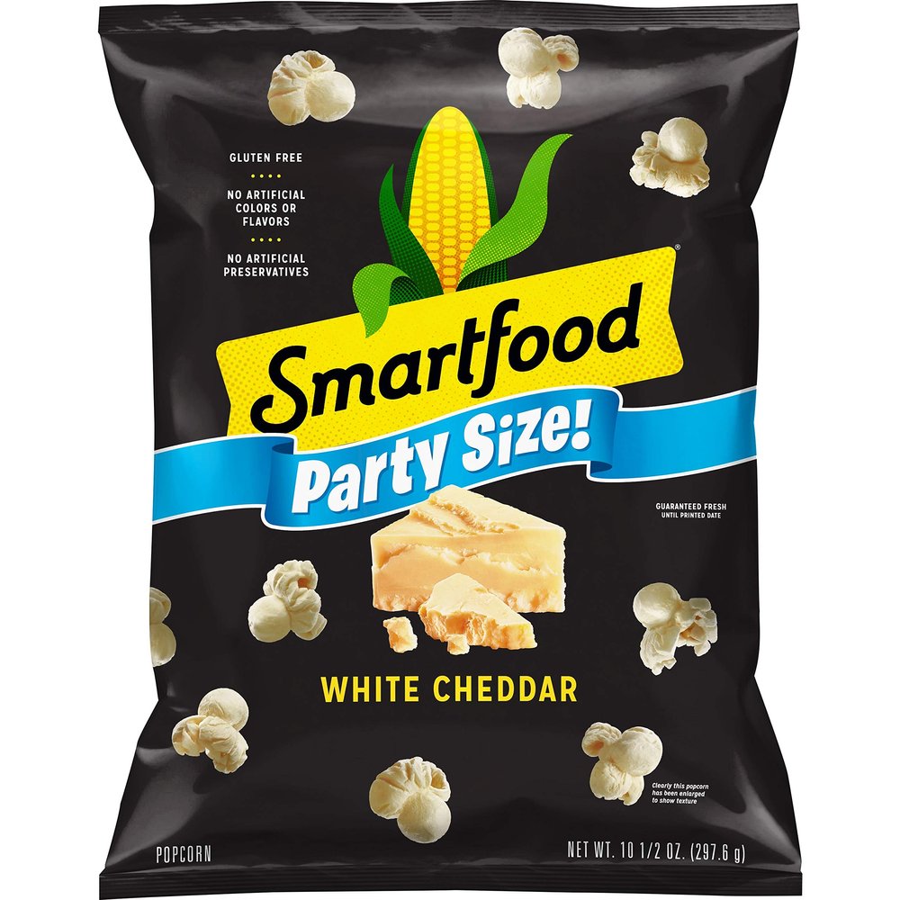 Smartfood White Cheddar Flavored Popcorn, Party Size! 10.5 Ounce (3)