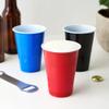 True Plastic Cups for Cocktails, Wine, Soda, Iced Coffee, Beverages, Beer Pong, Disposable Cups for Game Nights, Bachelor & Bachelorette Party, Camping, Outdoor Adventures, 16 oz, Set of 50, Blue view 2