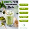 Organic Sweet Matcha Green Tea Powder - Cafe Style Blend by Cherie Sweet Heart - 16oz, Vegan & Gluten-Free, Rich in Antioxidants, Perfect for Lattes, Smoothies & Baking view 3