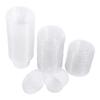 Hongzer Food Service Disposable Cups, 50Pcs Disposable Plastic Clear Sauce Chutney Cups Boxes With Lid Take Out Containers(2oz) view 1
