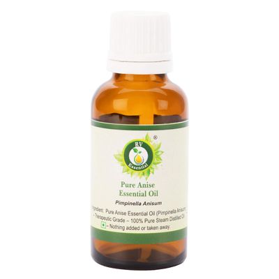 Anise Essential Oil | Pimpinella Anisum | Anise Oil | for Baking | Pure Anise Oil | for Cooking | 100% Pure Natural | Steam Distilled | Therapeutic Grade | 100ml | 3.38oz by R V Essential