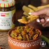 Add me Green Chilli Pickles 500 gm Hari mirchi ka achar Pickle Glass Pack view 3