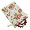 20 Pcs Burlap Bags with Drawstring, 3.9" X 5.3" Wedding Party Gift Bags Jewellery Bags (Rose) view 3