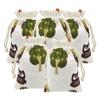20 Pcs Burlap Bags with Drawstring, 3.9" X 5.3" Wedding Party Gift Bags Jewellery Bags (Owl & Tree) view 1