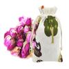 20 Pcs Burlap Bags with Drawstring, 3.9" X 5.3" Wedding Party Gift Bags Jewellery Bags (Owl & Tree) view 2
