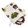 20 Pcs Burlap Bags with Drawstring, 3.9" X 5.3" Wedding Party Gift Bags Jewellery Bags (Owl & Tree) view 3