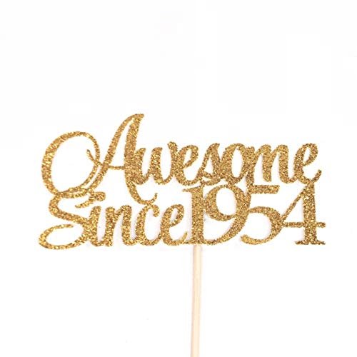 Awesome Since 1954 Cake Topper, Birthday Cake Topper, Anniversary