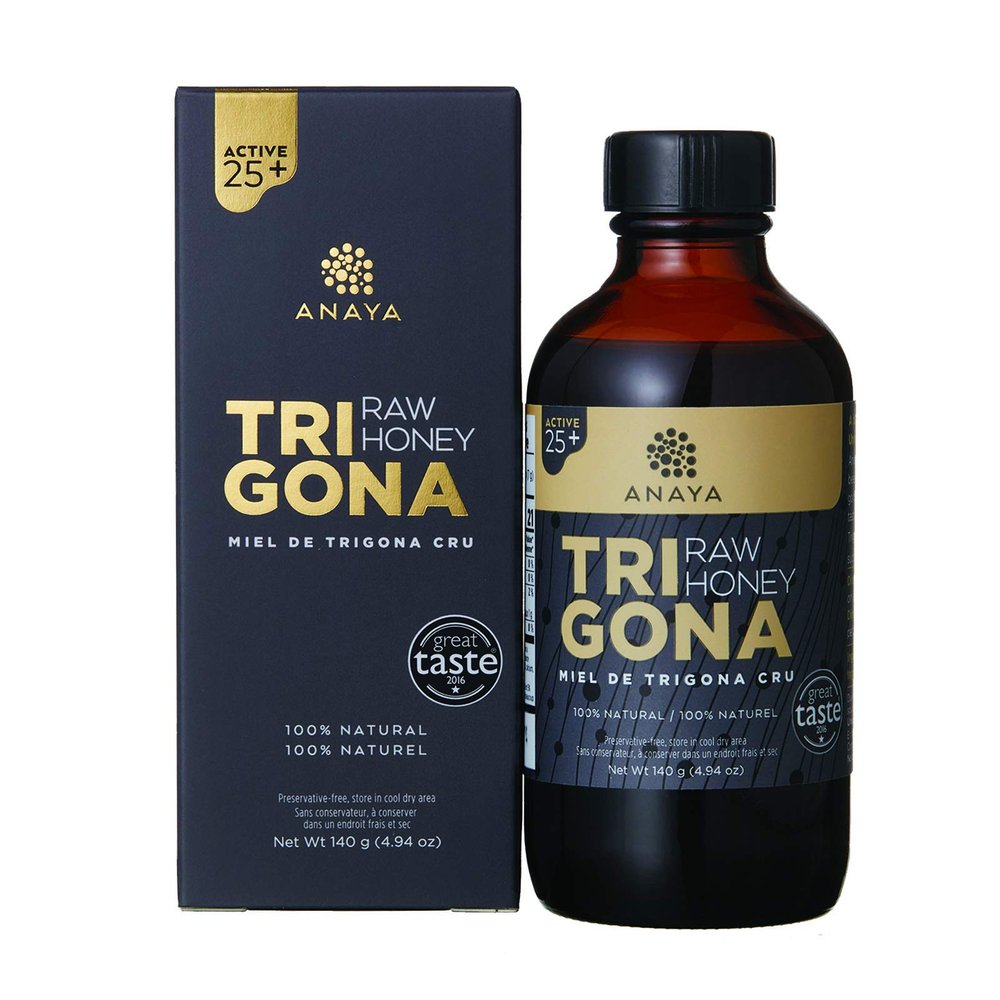 Anaya 100% Pure & Raw Trigona Honey (sour stingless melipona bee honey) - Unfiltered, organically-farmed, non-GMO, no sugar-feeding. Medicinal-grade superfood