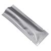 PABCK 100Pcs 1.38x3.94 inch(Inside Size 0.98x3.54 inch) Coffee Powder Food Storage Heat Sealable 3.34mil Mylar Pure Foil Bag Vacuum Pouch Travel Packets for Sample Shampoo Liquids Toiletries Packaging view 1