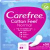 Carefree Cotton Feel Normal Panty Liners, 56 Count (Pack of 1) view 1