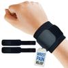 2-Pack Wrist Wraps for Wrist Tendonitis | Wrists Brace Carpal Tunnel Pain Relief | Ganglion Cyst Support or Carpal Tunnel Splint | Compression Straps for Weightlifting Women Men Left & Right Hand view 1