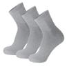 3 Pack of Mens Diabetic Quarter Length Athletic Sport Ankle Socks (Gray, 10-13) view 1