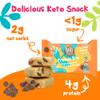 Bhu Foods Keto Bites, Chocolate Chip Cookie Dough, Organic Snacks for Adults & Kids, Gluten Free, Vegan, Low Carb & Sugar, Individually Wrapped (1 Pack) view 3