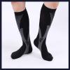 Elonglin 1 Pair Compression Socks for Men and Women Seamless Toe Seams Ideal for Sports, Work, Flight, Pregnancy Black XXL view 2