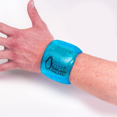 Wrist Cold Gel Ice Pack, Reusable Soft Gel Compression Wrap, Therapy Sleeve, Pain Relief for Injuries, Carpal Tunnel, and Sore Joints - No-Toxins and Latex-Free,