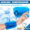 Wrist Cold Gel Ice Pack, Reusable Soft Gel Compression Wrap, Therapy Sleeve, Pain Relief for Injuries, Carpal Tunnel, and Sore Joints - No-Toxins and Latex-Free, view 2