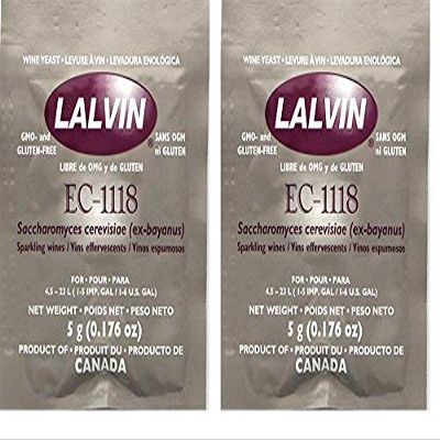Lalvin EC-1118 Saccharomyces bayanus 5 (5 g. Pouches) (wo ack)