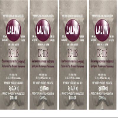 Lalvin EC-1118 Saccharomyces bayanus 5 (5 g. Pouches) (Fur Pak)