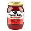 Amish Valley Products Old Fashioned Jam Glass Pint Jar 18 oz (Strawberry Rhubarb)