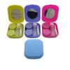 Erewa 4 Pack Colorful Contact Lens Case Kit with Mirror Durable, Compact, Portable Soak Storage Kit(Multi Color) view 1