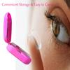 Erewa 4 Pack Colorful Contact Lens Case Kit with Mirror Durable, Compact, Portable Soak Storage Kit(Multi Color) view 4
