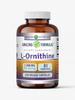 Amazing Formulas L-Ornithine 1500 Mg Supplement | Vegetarian Capsules Supplement | Non-GMO | Gluten-Free | Made in USA (1 Pack | 250 Count) view 1