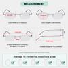 Eyekepper Rimless Metal Lightweight Reading Glasses Frameless Women Ladies Readers Purple +1.00 view 3