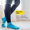StopSocks Non Slip Compression Socks with Grips for Men & Women, Edema, Diabetic, Varicose Veins, Travel, Pregnancy, Shin Splints view 2