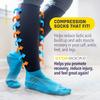StopSocks Non Slip Compression Socks with Grips for Men & Women, Edema, Diabetic, Varicose Veins, Travel, Pregnancy, Shin Splints view 3