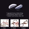 18 Pair Airbag Eyeglasses Nose Pads - Soft Silicone Air Chamber Eyeglass Nose Pads (Black & Clear) view 3