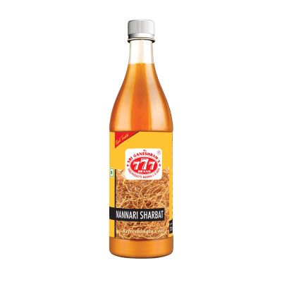 777 Nannari Sharbat  700ml (Pack of 3) | Herbal Summer Drink | Natural Coolant