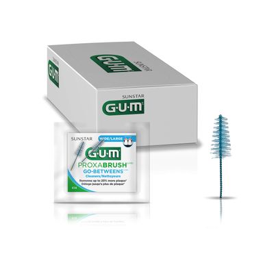 GUM Proxabrush Go-Betweens Wide Interdental Brush Refills, 2ct., (Pack of 18)